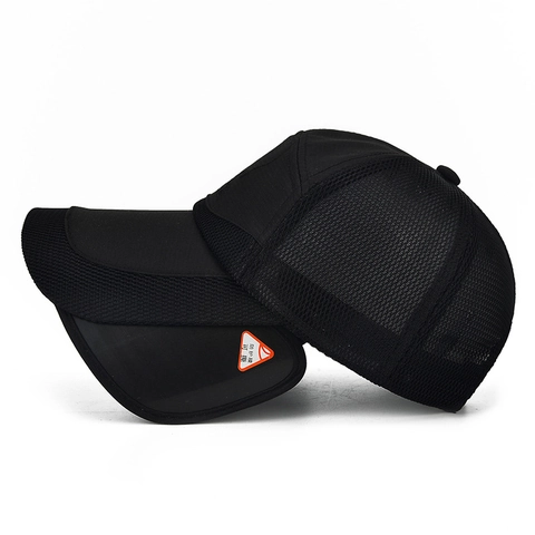 Cappellino Da Baseball Con Ali Laterali Retrattili Rete In Poliestere Traspirante Protezione Solare Per Pesca