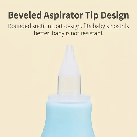 Baby Nasal Aspirator Manual Snot Mucus Cleaner With Soft Silicone Tip And PP Pump Safe Portable For Infants Newborns