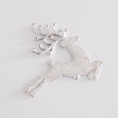 Decorazioni Pendenti Renna Di Natale Ciondoli Decorativi Cervo Saltante In Plastica Per Albero Delle Feste
