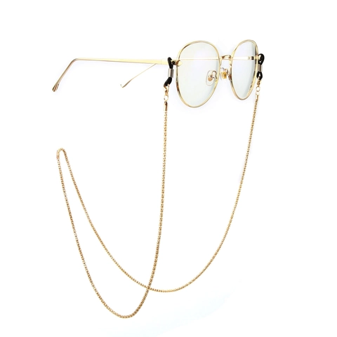Metalen Brillenketting Zonnebril Bandje Antisliphouder Elegante Bril Accessoires Voor Dames Heren