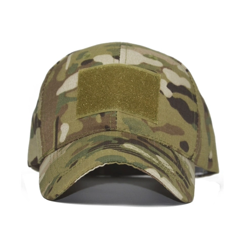 Cappello Da Baseball Mimetico Tattico Regolabile Stile Militare All'aperto In Tela Di Cotone Con Area Velcro