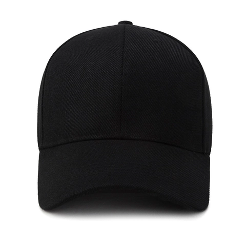 Solid Color Baseball Cap Breathable Cotton Twill Adjustable Sun Hat Outdoor Sports Casual Plain Headwear Men Women