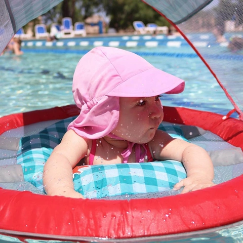 Cappello Protezione Solare Bambini Con Protezione Collo Falda Larga Outdoor Bucket Hat Asciugatura Rapida Estivo Per Neonati