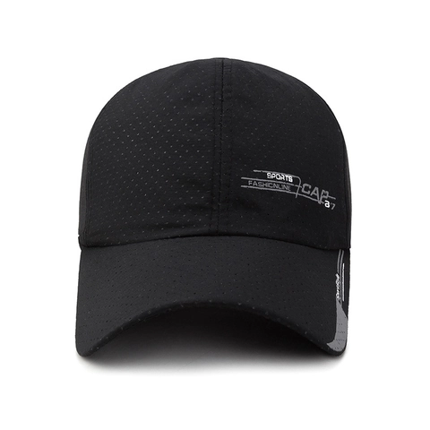 Breathable Mesh Baseball Cap Quick Dry Sun Protection Sport Style Printed Adjustable Outdoor Sun Hat