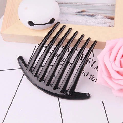 Plastic Hair Side Combs Simple Elegant Non-Slip Styling Updo Hair Accessory For Women