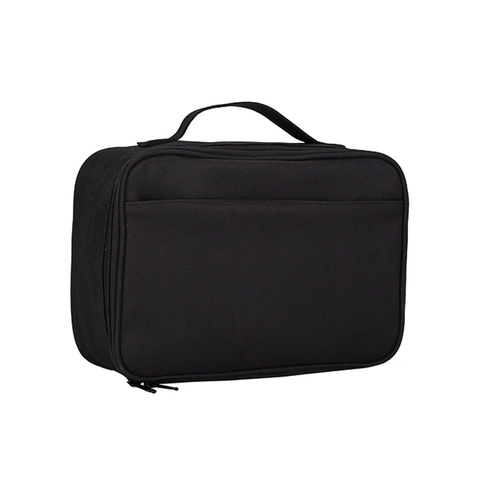 Geïsoleerde Lunchtas Oxford Doek Thermische Koeltas Draagbaar Waterdicht Voor School Picknick Werk Bedrukte Handtas