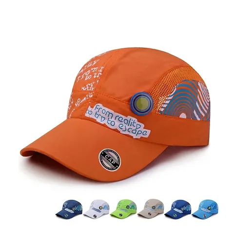 Kinder Baseballkappe Schnelltrocknend Netz Atmungsaktiv Sonnenhut Outdoor Sommer Verstellbar Hip Hop Für Jungen Mädchen