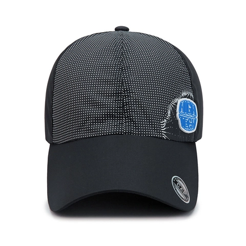 Schnelltrocknende Baseballkappe Polyester Mesh Atmungsaktiv Sonnenschutz Outdoor Sporthut Verstellbar Unisex