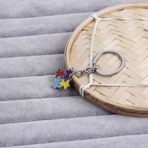 Bff Best Friends Puzzle Pendant Necklace Colorful Zinc Alloy Enamel Friendship Jewelry Gift For Women Girls