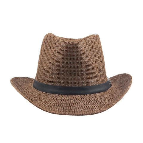 Strohhut Fedora Hut Breite Krempe Atmungsaktiv Sonnenschutz Sommer Jazz Mütze Für Herren Damen Strand Reise Lässig