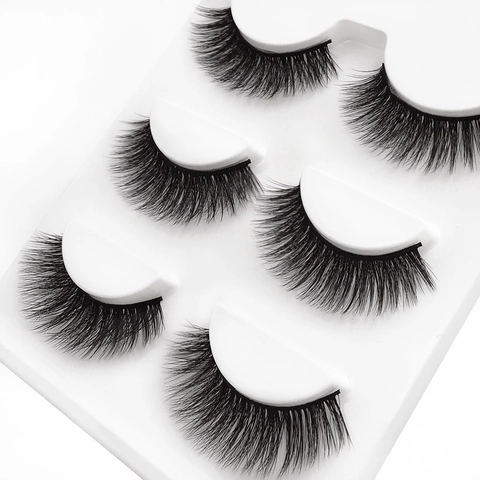 3D Nerz Falsche Wimpern Dick Natur Simulation Handgemacht Kreuz Lang Weich Wimpern Makeup Schönheit Werkzeuge