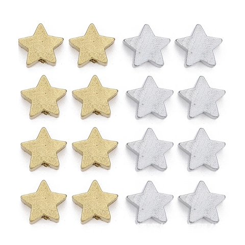 Cuentas De Madera De Estrella Pentagrama Cuentas Espaciadoras Para Fabricación De Joyas Bricolaje Pulsera Collar Accesorios
