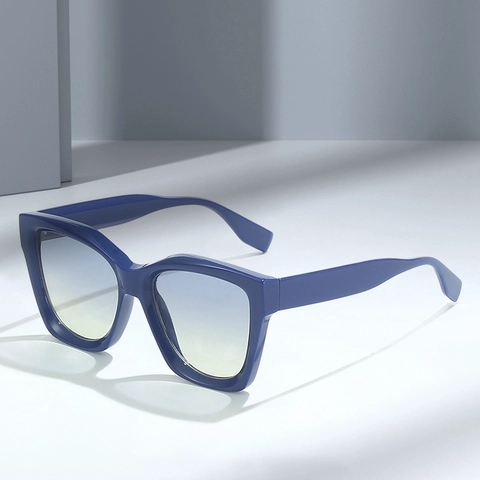 Occhiali Da Sole Retrò Cat Eye Montatura In PC Protezione UV400 Moda Y2K Rettangolari Oversize Per Uomini Donne