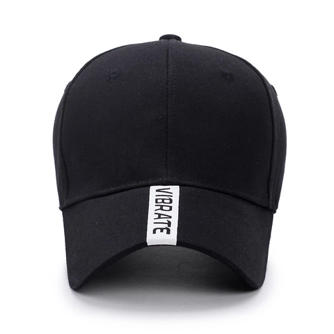 Cappellino Da Baseball In Misto Cotone Regolabile Parasole All Aperto Moda Streetwear Lettera Stampata Unisex