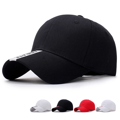 Cappellino Da Baseball In Misto Cotone Regolabile Parasole All Aperto Moda Streetwear Lettera Stampata Unisex
