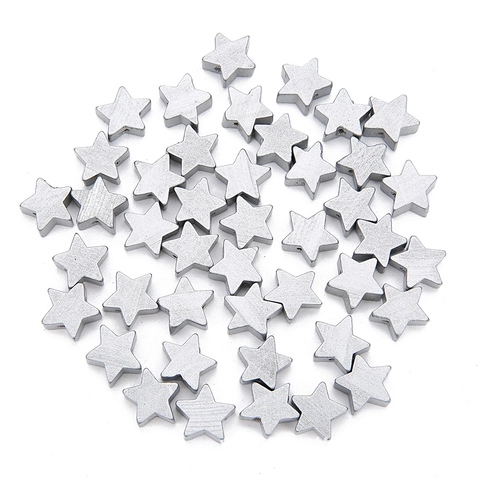 Cuentas De Madera De Estrella Pentagrama Cuentas Espaciadoras Para Fabricación De Joyas Bricolaje Pulsera Collar Accesorios