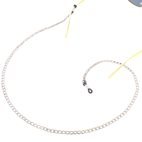 Chaîne De Lunettes En Acier Inoxydable Cordon Antidérapant Support Pour Lunettes De Soleil Et De Lecture Durable