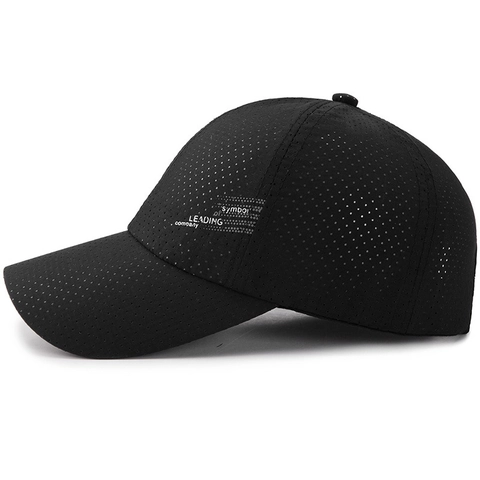 Baseball Cap Atmungsaktiv Mesh Sonnenhut Outdoor Sport Schnelltrocknend Verstellbar Perforiert Leicht Herren Damen
