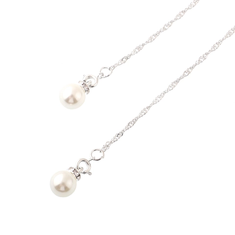 Catena Per Occhiali Moda Pendenti Künstliche Perle Lega Antiscivolo Supporto Occhiali Multifunzione Tracolla Collo Metallo Elegante