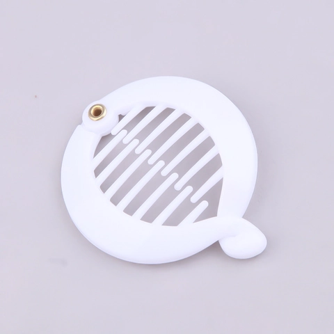 Pinza De Pelo De Banana Redonda Plástico Peine De Dientes Entrelazados Círculo Soporte Para Coleta Accesorios Para El Cabello