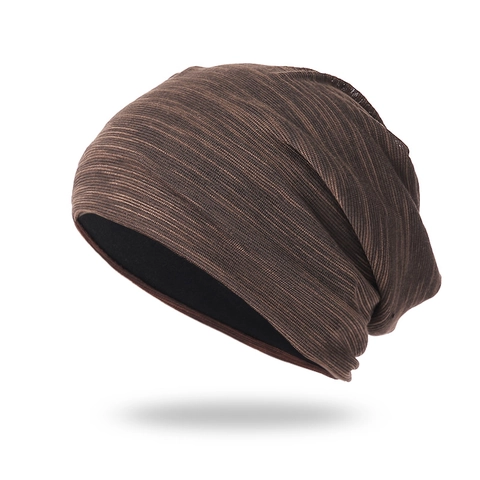 Gorro Slouchy De Algodón Poliéster Punto Cálido Doble Capa Suave Exterior Casual Cortavientos Para Hombres Mujeres