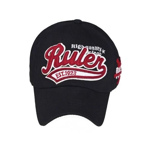 Baseball Cap Pure Cotton Twill 3D Stereo Letter Embroidery Ruler EST 1923 Vintage Retro Outdoor Sun Hat Adjustable For Men Women