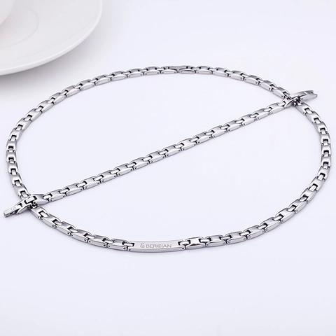 Stainless Steel Magnetic Health Therapy Link Chain Necklace And Bracelet Gold Silver Color Geometric For Men Women