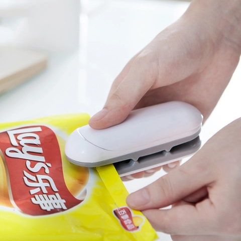 Mini Sigillatrice Termica Portatile Macchina Sigilla Sacchetti Per Alimenti Plastica ABS Gadget Da Cucina Elettronico