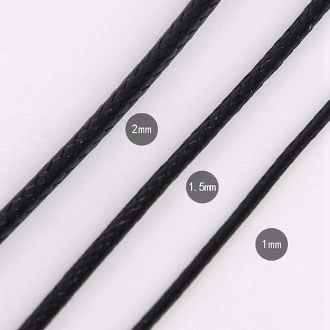 Waxed Cord String For Jewelry Making DIY Handmade Necklace Bracelet Braided Rope Colorful Accessory Cordage