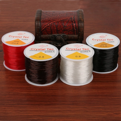 Elastic Beading Cord High Stretch Crystal String Plastic Resin For DIY Jewelry Bracelet Making Crafts
