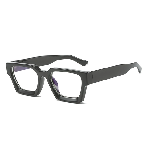 Occhiali Da Vista Quadrati Retrò Anti Luce Blu PC Montatura Spessa Moda Per Uomo E Donna