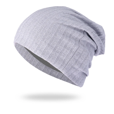 Bonnet Slouchy En Tricot Acrylique Avec Fil Argent Scintillant Chaud Coupe-Vent Loisirs Hip-Hop Hommes Femmes