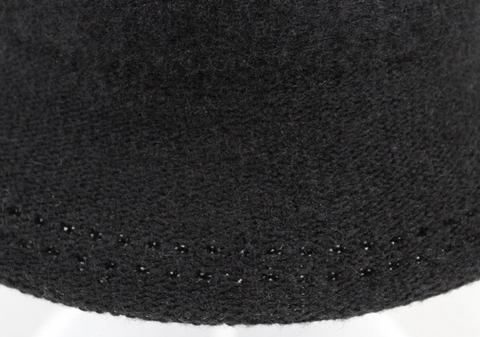 Women Solid Color Woolen Bucket Hat With Metal Letter Decor Retro Wide Brim Fisherman Hat Warm Winter Autumn Korean Style