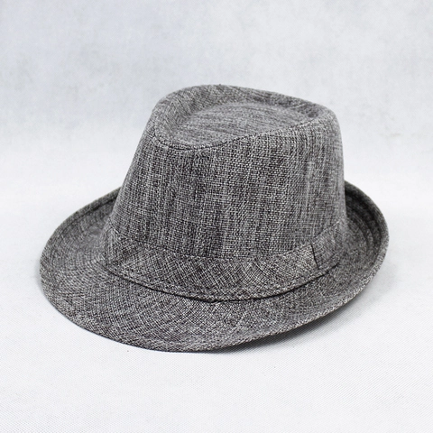 Fedora Hat Braided Polyester Breathable Sun Protection Summer Beach Retro Jazz Style For Men Women