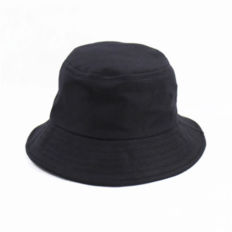 Bucket Hat Solid Color Plain Cotton Polyester Sun Protection Foldable Summer Outdoor Leisure For Men Women