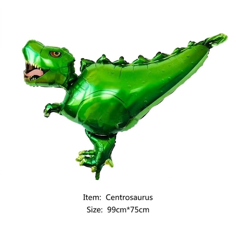 Dinosaur Party Decoration Aluminum Foil Balloons Tyrannosaurus Brachiosaurus Velociraptor Cartoon Animal Balloon For Birthday Party Kids Gift