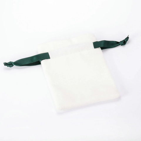 Velvet Jewelry Pouches Silver Polishing Cloth Silicone Ring Stoppers For Bead Bracelet Packaging And Maintenance