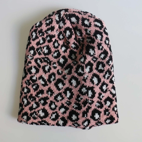 Leopard Muster Strickmütze Beanie Umschlag Acryl Warm Winter Outdoor Mode Für Herren Damen