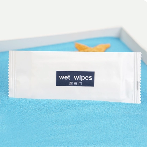 Disposable Wet Wipes Independent Packaging Non-Woven Fabric Cleaning Tissue Portable Hotel Travel Business Restaurant