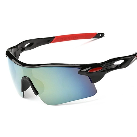 Gafas De Sol Deportivas Protección UV Montura PC Revestimiento Espejo Colorido Ciclismo Para Hombre Mujer