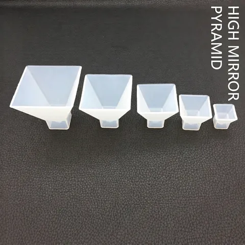 Silicone Pyramid Mold High Mirror DIY Resin Epoxy Casting Jewelry Making Aromatherapy Stone Candle Cake Decoration Tool