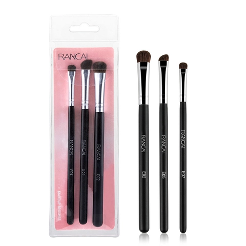 Professional Eyeshadow Brushes With Pony Hair And Wood Handle Portable Eye Makeup Tools For Blending Shading Smudging