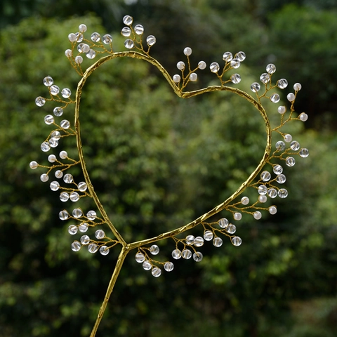 Elegant Bridal Crown Tiara Alloy Crystal Artificial Pearl Birthday Cake Topper Princess Hair Accessories Swan Heart Shape Decor
