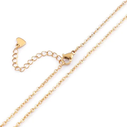 Collana A Catena Minimalista In Acciaio Inossidabile Al Titanio Catena A O Con Chiusura A Moschettone Cuore Per Uomo Donna