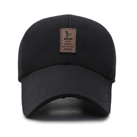 Cappello Da Baseball In Cotone Unisex Regolabile Patch In Pelle Sport All'aperto Cappello Da Sole Classico
