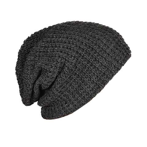 Σκούφος Beanie Ακρυλικό Πλεκτό Ζεστό Φθινόπωρο Χειμώνας Με Υφή Βάφλας Για Άνδρες Γυναίκες
