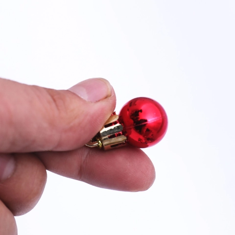 Ornamenti Per Palle Di Natale In Plastica Galvanizzata Lucida Mini Palline Appese Per Decorazioni Per Alberi Di Festa Festiva Casa