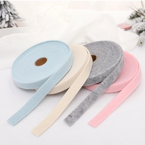 Cinta De Fieltro De Lana DIY Decoración Árbol De Navidad Guirnalda Colorido Suave Envoltura Regalo Estilo Ins