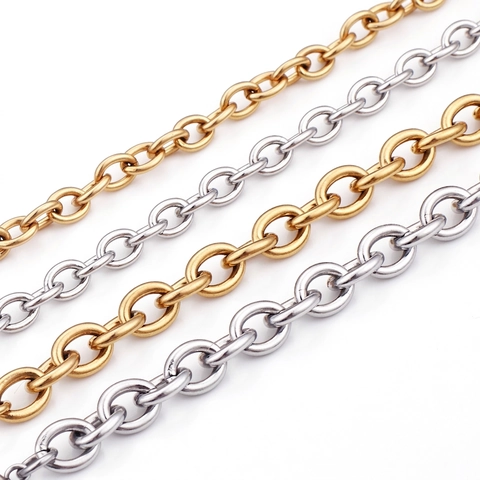 Collana A Catena In Acciaio Inossidabile Chiusura A Gancio OT Minimalista Gioielli Di Moda Per Uomo E Donna