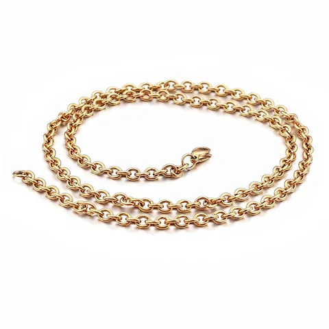 Collana A Catena In O In Acciaio Inossidabile Minimalista Per Uomo E Donna Gioielli A Catena Di Base Con Chiusura A Moschettone